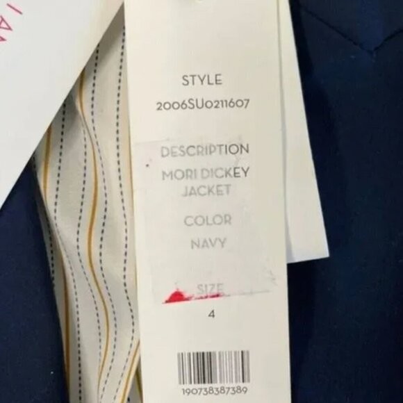 Veronica Beard Mori Dickey Jacket Navy Blue Size 4 NWT - Picture 16 of 16